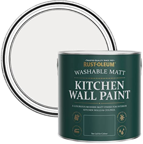Rust-Oleum abwaschbare matte, geruchsarme lila Küchenwandfarbe - Fleur 2,5 Litres
