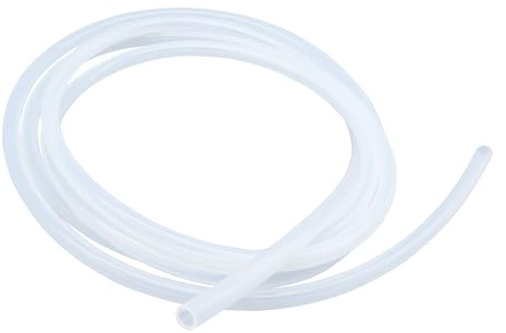 LAVMHAB Silikonschlauch 8mm ID x 12mm OD 3 Meter Länge, Lebensmitteltaugliche Schläuche Flexibler Schlauch Klar Wasser Luft Rohre für die Pumpe übertragen