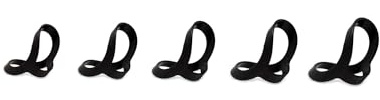 AFH Multi Splint® Combo Pack | Set 1 Größen 2/3/4/5/6 | schwarz | 5 versch. Größen im Spar-Set, Fingerschienen