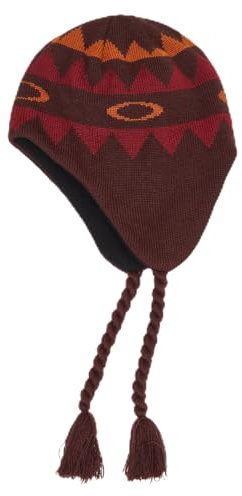 Oakley Herren Nordic Earflap Beanie, Grenache Norwegen Muster, Large