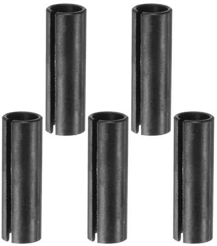 QUARKZMAN 5Pz Adattatore Driver per Mandrino a Pinze 8mm 5/16 a 6mm 15/64 | per Macchina da Incisione in Legno, Convertitore per Fresa CNC, Acciaio al Carbonio, Strumento, Router