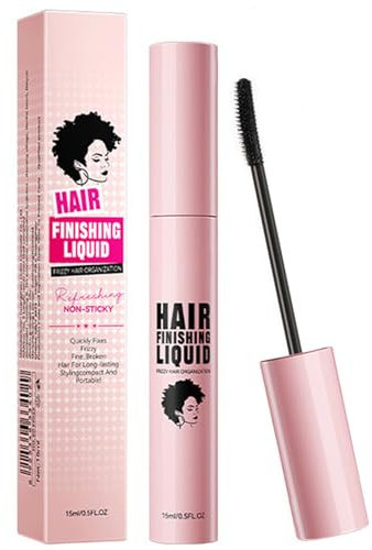 Hair Finishing Stick - 15ml Fly Away Hair Stick - Hair Mascara for Flyaway Hair - Hair Tamer Shaping Gel Moisturizing Not-greasy Flash Moment Stick (1pc)