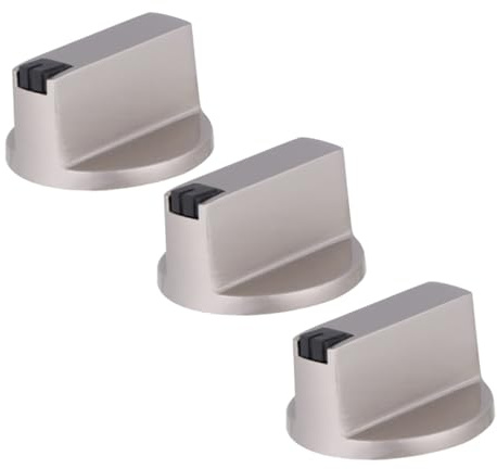 MUSISALY 3piezas Perillas De Control De Gas Para Cocina Botones De Metal Para Estufas De Gas Reemplazo Diseño Práctico y