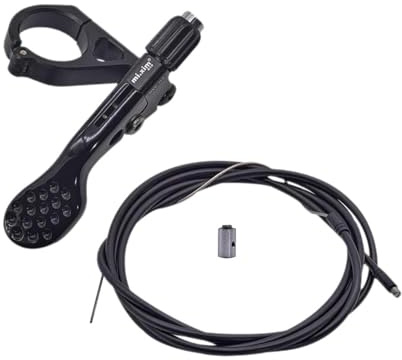Baoblaze Bici reggisella telescopico Leva Cambio remoto Strumenti sostituire con Cavo Accessorio per Mountain Bike Bici da Strada Ciclismo all'aperto, Nero