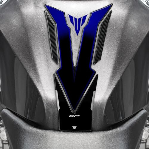 Resin Bike Motorbike 3D Stickers Compatible with Yamaha MT-09 SP 2024-2025. Bike Tank Protector from Impact and Scratches. Sticker 3D Resin Gadget Moto