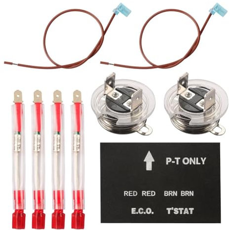 Quystetes Kit di Interruzione Termica Per Scaldabagno con Kit di Montaggio Termostato ECO, Parte di Ricambio Per 93866 91447
