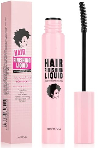 ALIIP Hair Finishing Stick, Bastone di Finitura dei Capelli per Piccoli, Piccola Crema di Finitura dei Capelli Rotti Rinfrescante non Grassa, Mascara per Capelli per Flyaway, 15ml