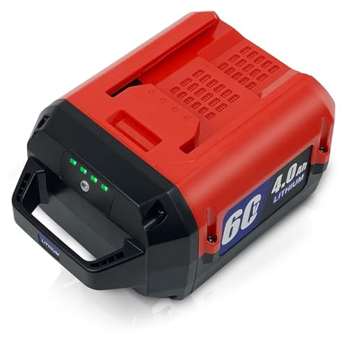 60V 6Ah Lithium-Ion Battery Replacement for ‎Toro 60V Battery L108 L135 L216 L324 L405 88620 88625 88640 88660, Compatible with Toro Flex-Force 60 Volt Max Chainsaw Lawn Mower Power Tool (60V4000mAh)