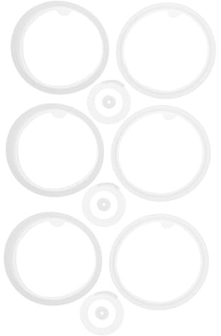 MUCKLILY Joint Détanchéité Silicone pour Bouteille Anneau Flexible Remplacement pour Gourde Lot de Fuite et Isolant Compatible