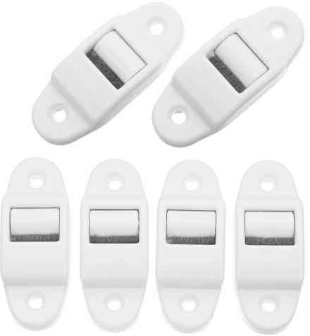 MUELODSIC Guía de Correa para Persiana Enrollable, 6 Piezas de Plástico White