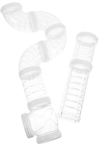SEWACC Tunnels et Jouets Tuyau pour Hamsters de Tubes pour Cage Animaux Tunnel de Connexion Extensible pour Souris et Petits Animaux