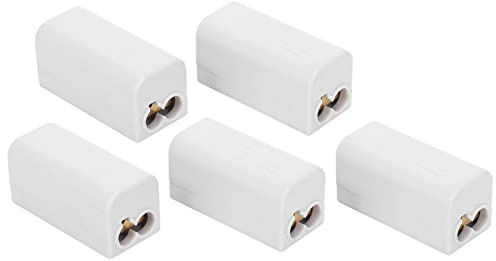 Eujgoov Copper Terminal Splitter Junction Connector Box 5Pcs Set with Detachable Insulating Cover for Ceiling Light Wiring Electric Meter Switch ABS Mystical/Fantasy Retardant Material 16KW High
