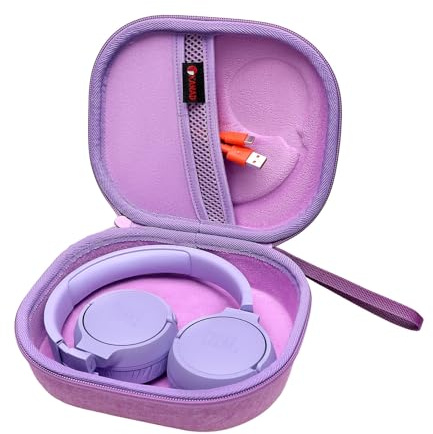 XANAD Housse Universelle pour JBL Tune, Soundcore, Bose, Sony | ompatible JBL Tune 530BT/520BT/510BT / Soundcore Q20i, parfaite en voyage, avion, maison, anti-choc et légère