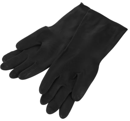KICHOUSE 1 Pair Housework Gloves Dishwashing Gloves Reusable Rubber for Household Cleaning