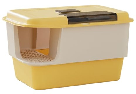 Vaschetta for gatti XL for la pulizia automatica del corridoio | Il tunnel chiuso riduce gli schizzi e gli odori for i gatti di grandi dimensioni(Style2)