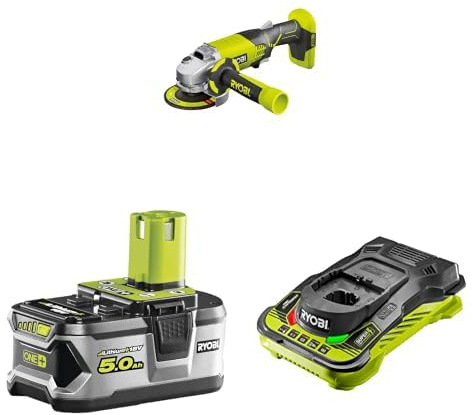 Ryobi R18AG-0 Angle Grinder + 5ah Battery & Charger