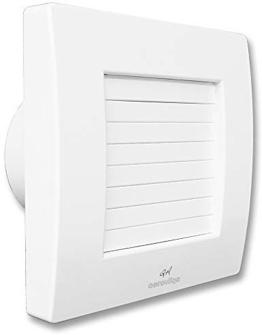 QA90 di Aerauliqa - Aspiratore assiale diam.90mm - 11W - 55m3/h - cod. 003174 - con alette interne automatiche