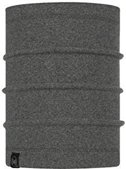 Buff Adult Polar Fleece Neck Gaiter, Headband & Winter Neck Warmer, Ski Mask & Face Shield, Balaclava, Grey Heather, One Size