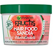 Garnier Fructis Mascarilla Revitalizante Hair Food Sandía, Nutre y Suaviza, Para Cabello Seco o Apagado, 400 ml