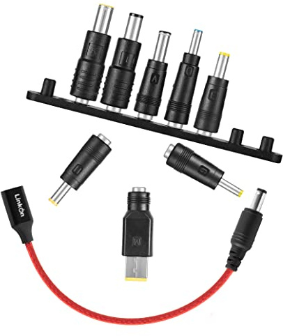 LinkOn PD to DC Adapter 100W USB-C Female to DC Male Plug For Legacy Laptops 19V to 21V Using PD3.0 20V Charger Compatible with HP Lenovo Dell MSI IBM Acer ASUS Sony Compaq Fujitsu