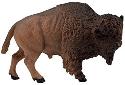 Deluxebase Mini Animal Adventure Replica - Buffalo Figura giocattolo realistico di piccole dimensioni che rende un giocattolo ideale per i bambini