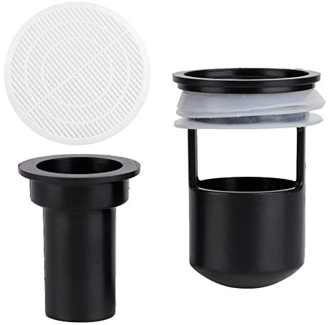 Shower Floor Drain Backflow Preventer,Drain Backflow Preventer, 4-Inch Seal & 2-Inch Pipe Adapter, Sewer Core Anti-Odor Plug, Shower Drain Cover to Keep Out Smell for Bathroom