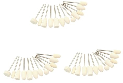 minkissy 3 Sätze à 12 Stück Uhrenwerkzeug Maniküre Schleifmittel Rotieren