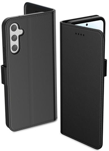 Aiziki Handyhülle für Samsung Galaxy A55 5G Tasche, RFID Leder Klappbar Schutzhülle Tasche Wallet Brieftasche Cover Flip Case [Standfunktion] [Kartenfächern] Kompatibel mit Samsung A55 Hülle -Schwarz