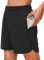 SIHOHAN Sport Shorts Herren Schnell Trocknend und Atmungsaktiv Kurze Sporthose Herren Leichte Sommer Traininghose Laufhose mit Reißverschlusstasche für Training Fitness(Schwarz,XXL)