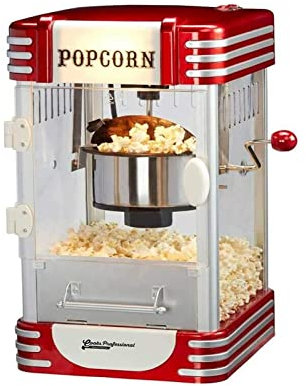 Machine À Pop-Corn Électrique À Air Chaud, Grande Taille, Cinéma Rétro Vintage, Soirées Cinéma, Par Cooks Professional, Saine, Sans Huile Et Sans Bpa, Pour La Maison, Une Fête D'Anniversaire, Une Soi