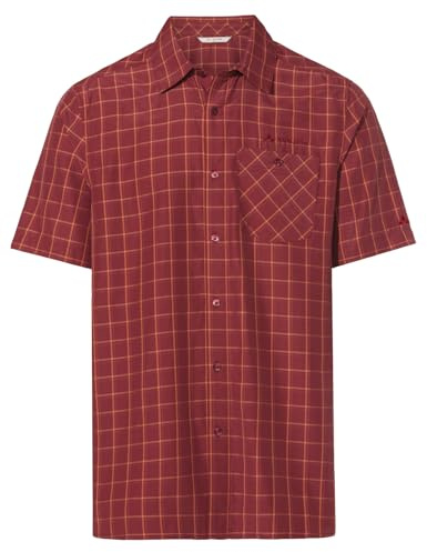 VAUDE Men's Albsteig Shirt III Camisa, Carmine/Mars Red, Large Hombres