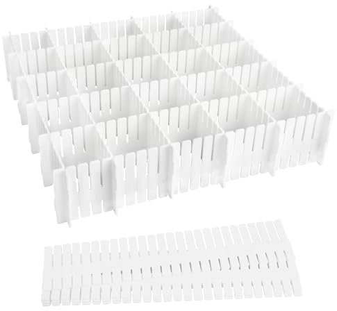 adorbox Schubladen Organizer 16-teilig Verstellbar für Küche, Schrank, Schreibtisch & Bad