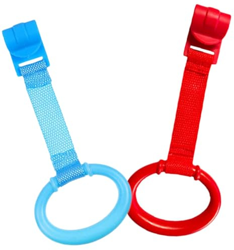 Warmhm 2stücke Farbige Kabelbinder Mit Zugring Und Aufstellring Für Babybetten Und Säuglingsbetten Als Lauflernhilfe Und Babybettzubehör Für Kleinkinder