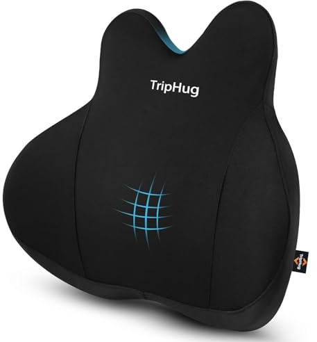 TripHug Memory Foam Lumbar Support Cushion