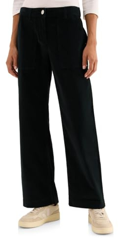 Cecil Wide Leg Cordhose Ink Green 36