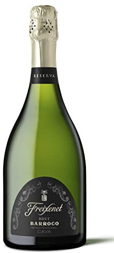 Freixenet Barroco Brut DO Cava (1 x 0,75 l) besonders hochwertiger, eleganter Cava, traditionell in der Flasche gereift, frisch-fruchtig, Alternative zu Sekt, Crémant und Champagner (Packung mit 6)