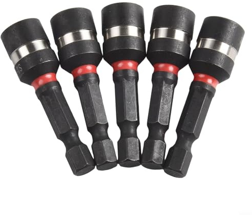 Steckschlüssel-Werkzeugteile, 8 mm Mutter-Schraubendreher-Steckschlüssel-Bits für Bohrmaschinen, magnetischer Sechskantschaft-Treiberadapter, konkaves Sechskant-Bit-Set, Bohrmaschinen-Zubehör