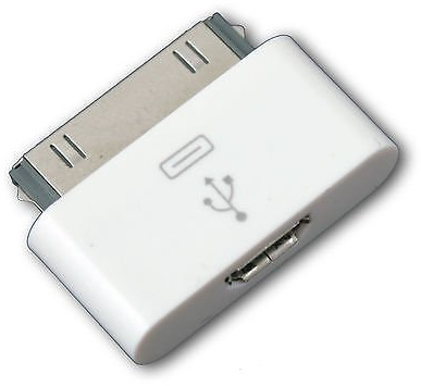 Babz Tech Micro USB Female to 30pin Male Adapter Dock for iPhone 4 4S 3G 3GS iPod iPad