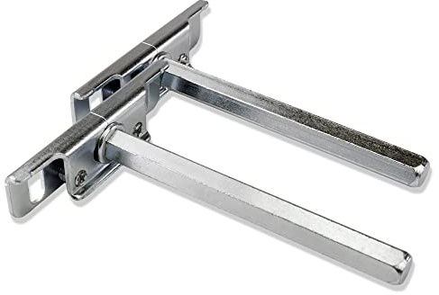 Mprofi MT® 2 Stück | Schwebende Regalhalterungen Ø10 X 112mm | Verdeckte Regalhalterung Unsichtbar | Regalträger Unsichtbar für Regal Schwebend | Wandregal Halterung Unsichtbar | NS/2