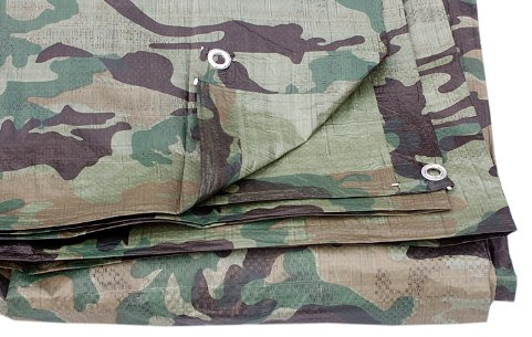 Tarpaulin Waterproof Sheet CAMO Camouflage 4 FT x 6 FT 1.2M x 1.8M