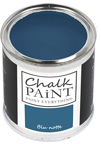 Chalk Paint Everything® Blu notte Kreidefarbe Wasserbasis für Alle Oberflächen einfach zu verarbeiten ohne schlechten Geruch - Chalk Paint Extra Matt (250 ml)