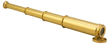 Full Brass 16 Teleskop Collection Serie mit Objektivdeckel | Marine | Nautisches Geschenk | Antik | Vintage | Funktional |