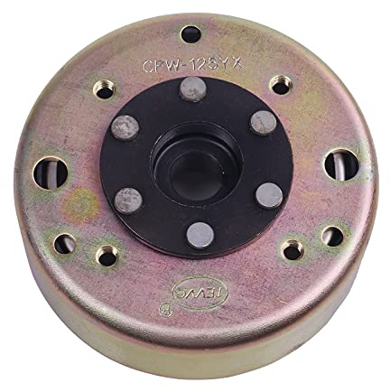 Glixal ATMT1-155-F8 GY6 125cc 150cc 8 coil Alternator Magneto Flywheel Rotor for 152QMI 157QMJ Engine Scooter Moped ATV Quad Go Kart Buggy