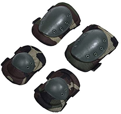 Schonerset Protektoren Set für Kinder Erwachsene Knieschoner und Ellenbogenschoner Jungen Mädchen Schutzausrüstungs-Set für MTB Scooter Skateboard Fahrrad Radfahren Roller Skating Inline-Skate