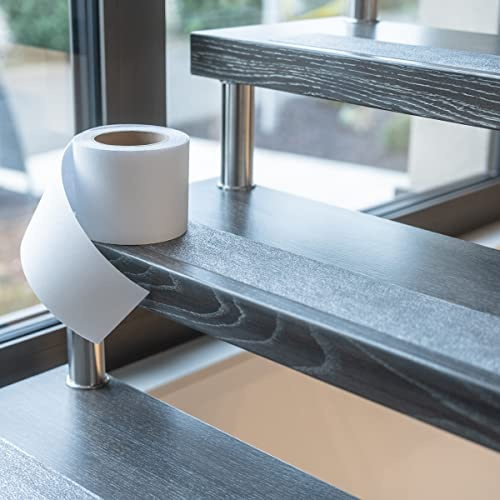 AnTina TAPES® Antirutsch Klebeband transparent selbstklebend, 10cm x 10m | barfußfreundlich, für Treppen & Stufen im Innenbereich, pflegeleicht, spurlos entfernbar, geprüfter Rutschschutz