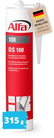 1x Alfa Folienkleber 315 g Profi-Qualität Dichtkleber Spezialklebstoff Kartusche Kleber Klebstoff Dampfbremsfolien Dampfbremse Dampfsperre Fenster Fensteranschlussbänder
