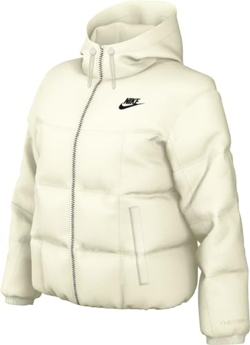 Nike W NSW Esstl Thrmr CLSC Tampon Veste, Voile/Noir, s Femme