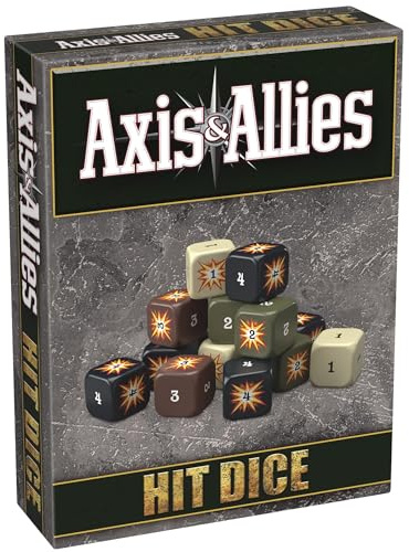 Renegade Game Studios Axis & Allies: Hit Dice - 72 Premium 16mm Dice