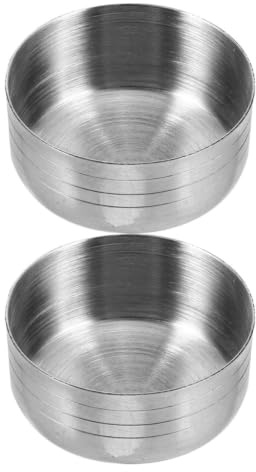 Prestyzoom 2 piezas agitar tapa tapa tapa abatible para olla coctelera tapa aislada al vacío tapas para coctelera martini coctelera cubre acero inoxidable