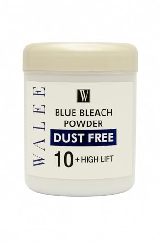 Walee Blue Bleach Powder Dust Free 10 High Lift Hair Bleach, Colour Remover, Pack of 1